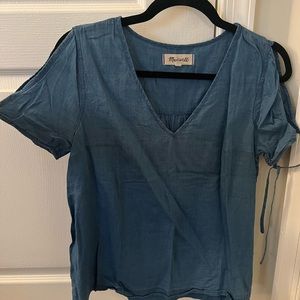 Madewell Chambray top
